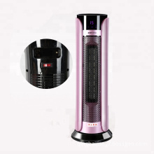 Freestanding remote controlled ptc ceramic electric fan heater